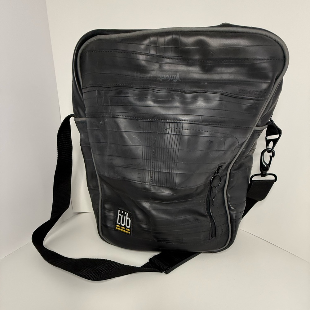 Up-cycled Bike Tire Messenger Bag